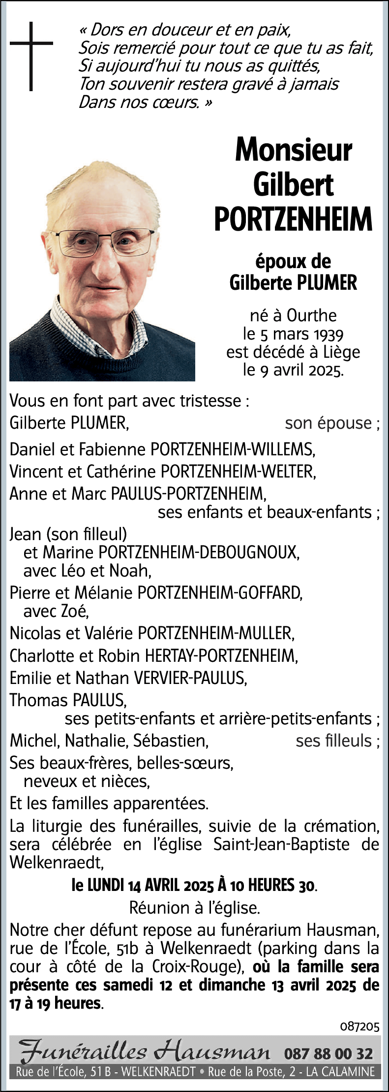 Gilbert PORTZENHEIM