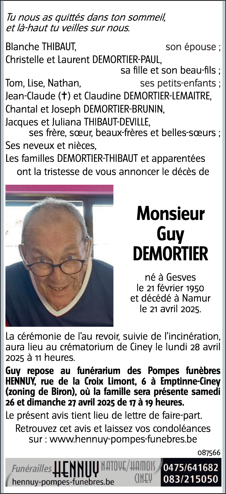 Guy DEMORTIER