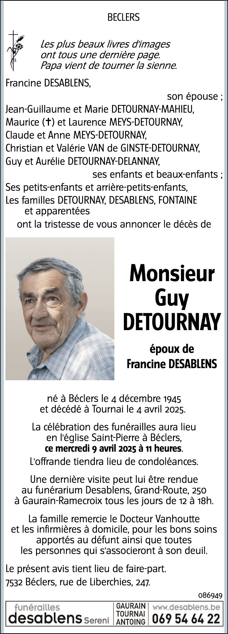 Guy DETOURNAY