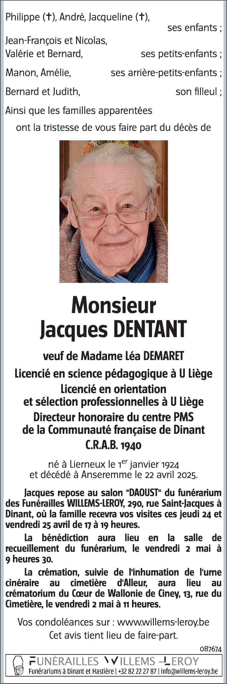 Jacques DENTANT