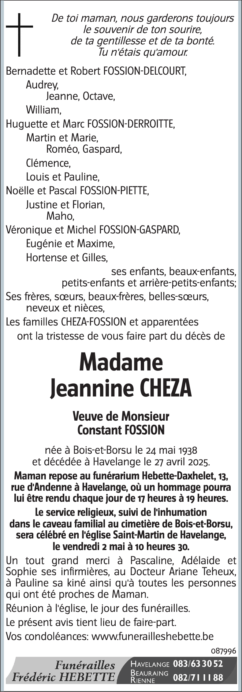 Jeannine CHEZA
