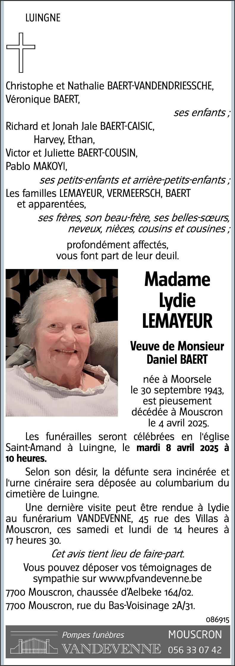 Lydie LEMAYEUR