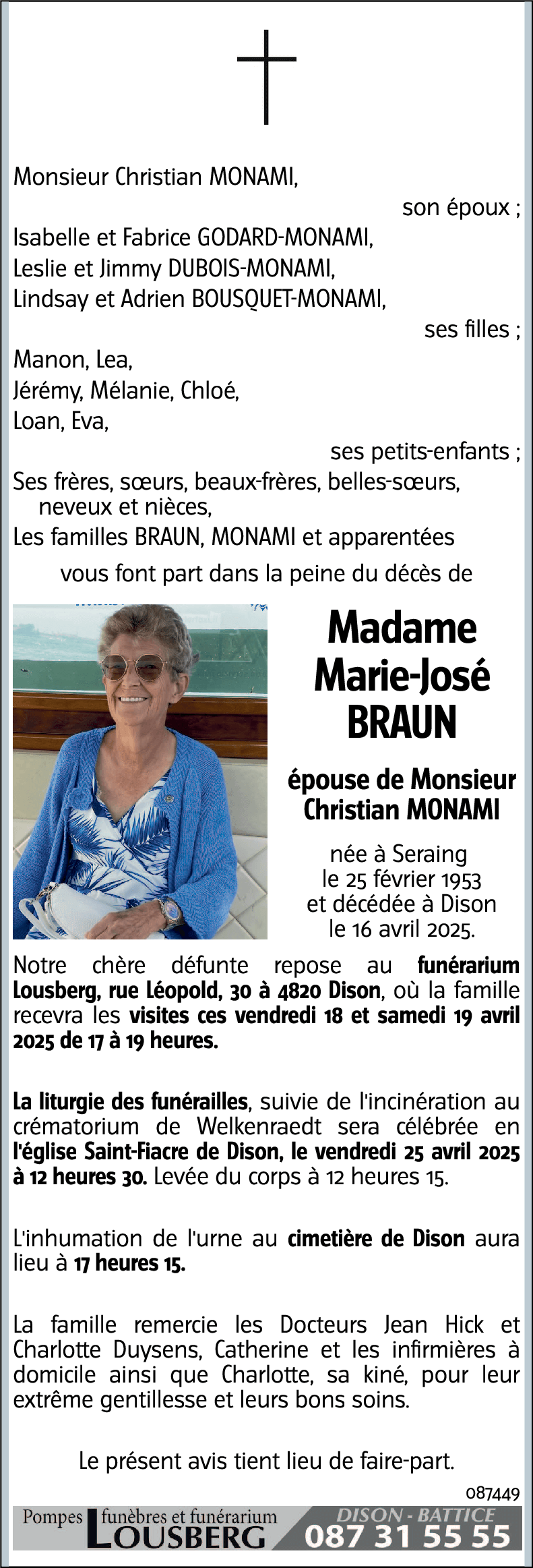 Marie-José BRAUN