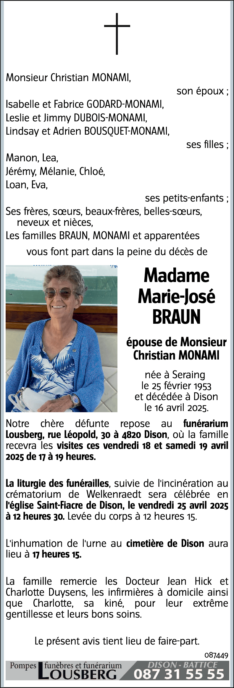 Marie-José BRAUN