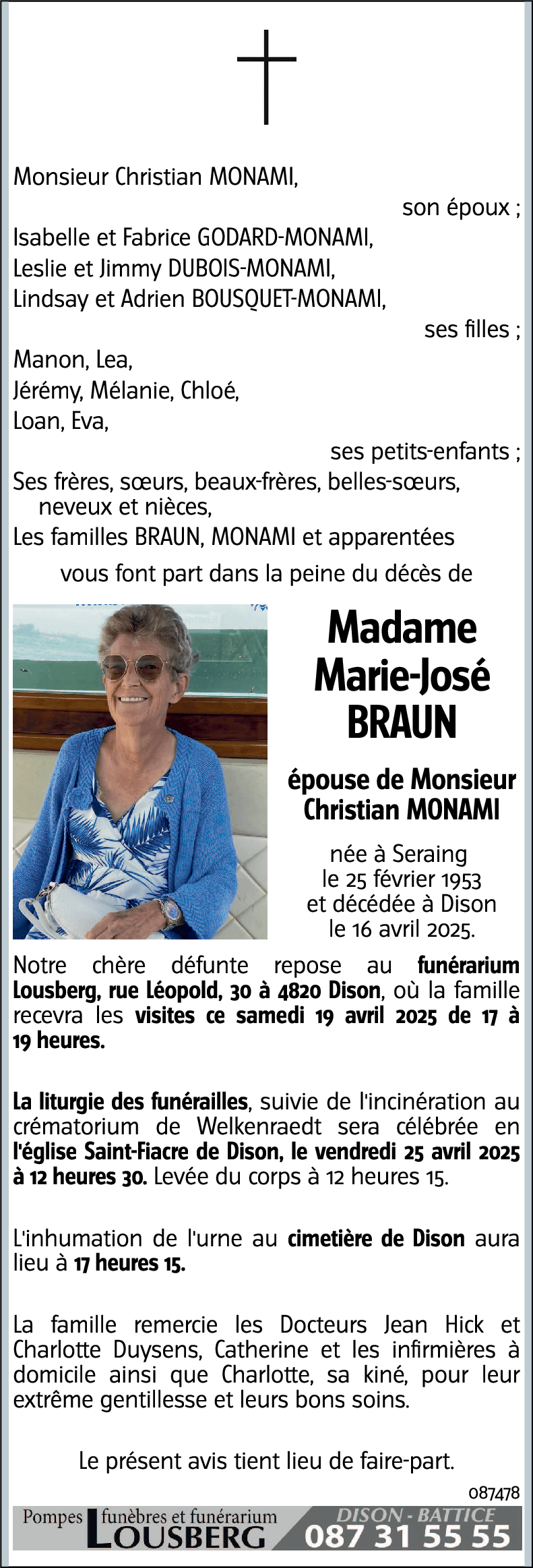 Marie-José BRAUN