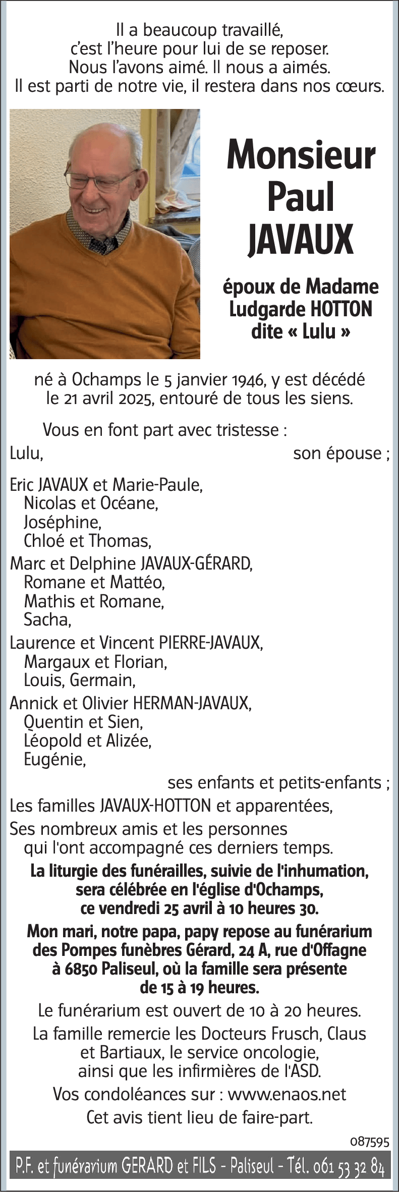 Paul JAVAUX