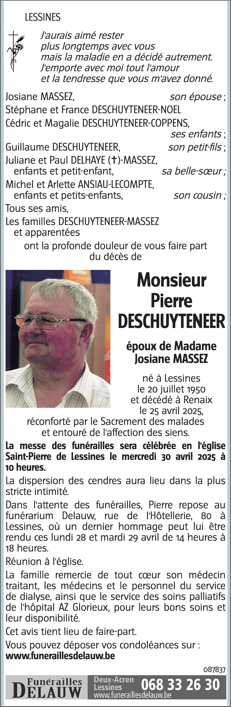 Pierre DESCHUYTENEER