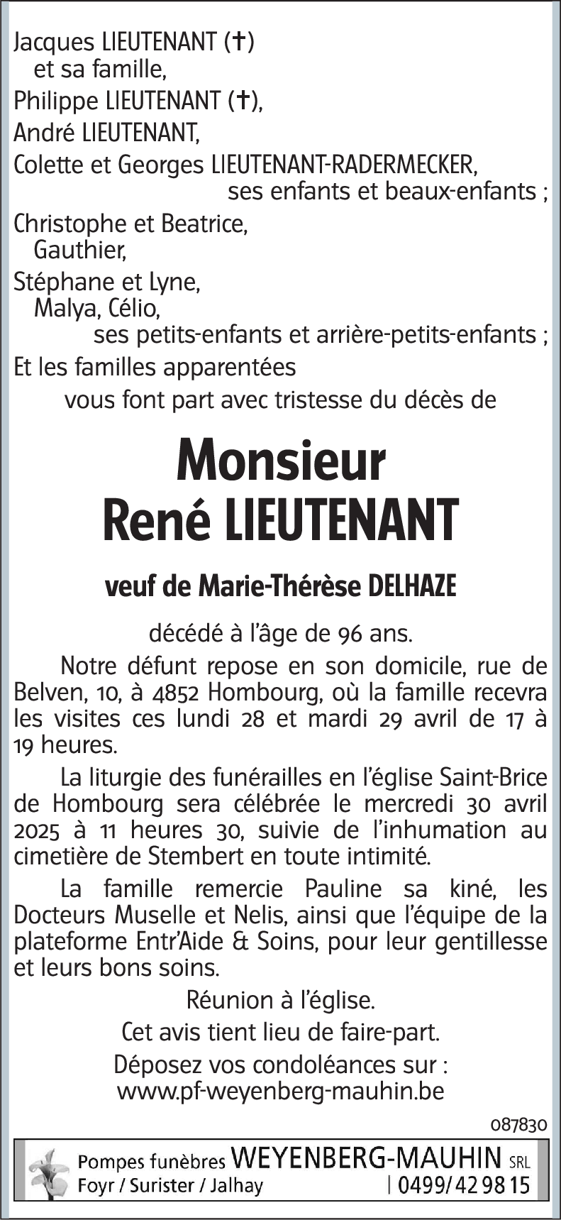 René Lieutenant