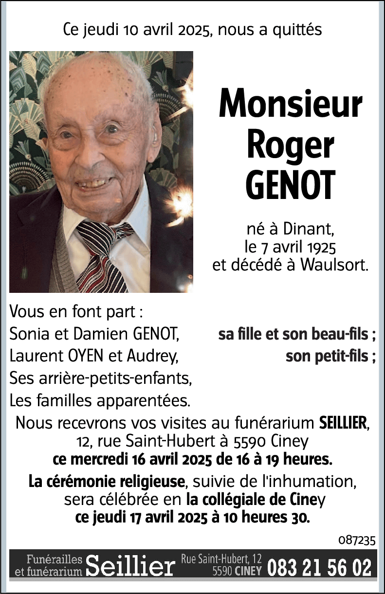 Roger GENOT
