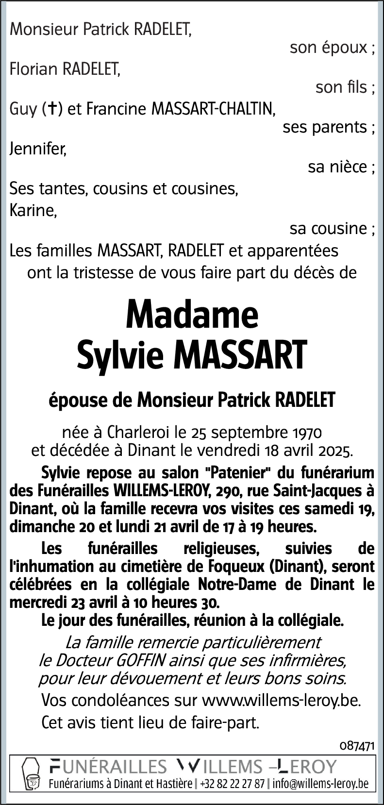 Sylvie MASSART