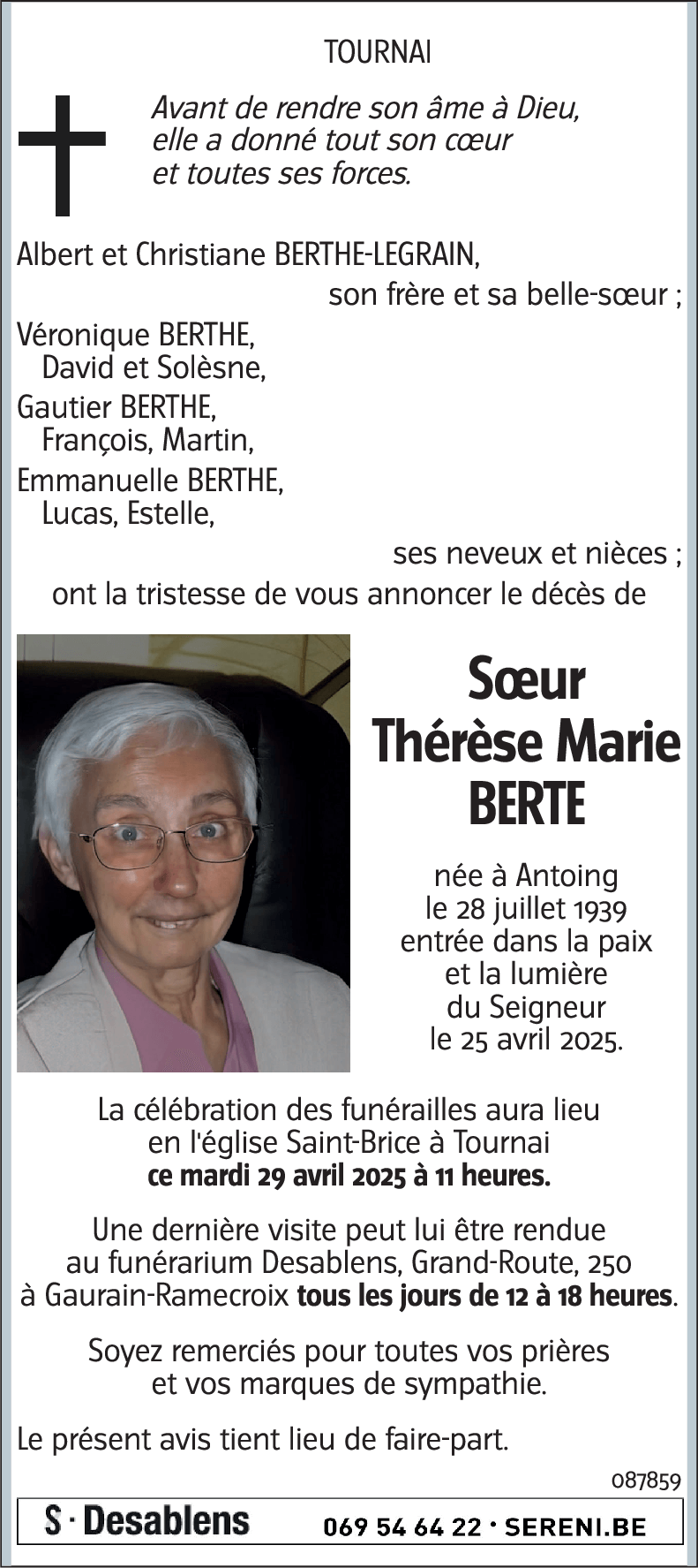 Thérèse BERTE