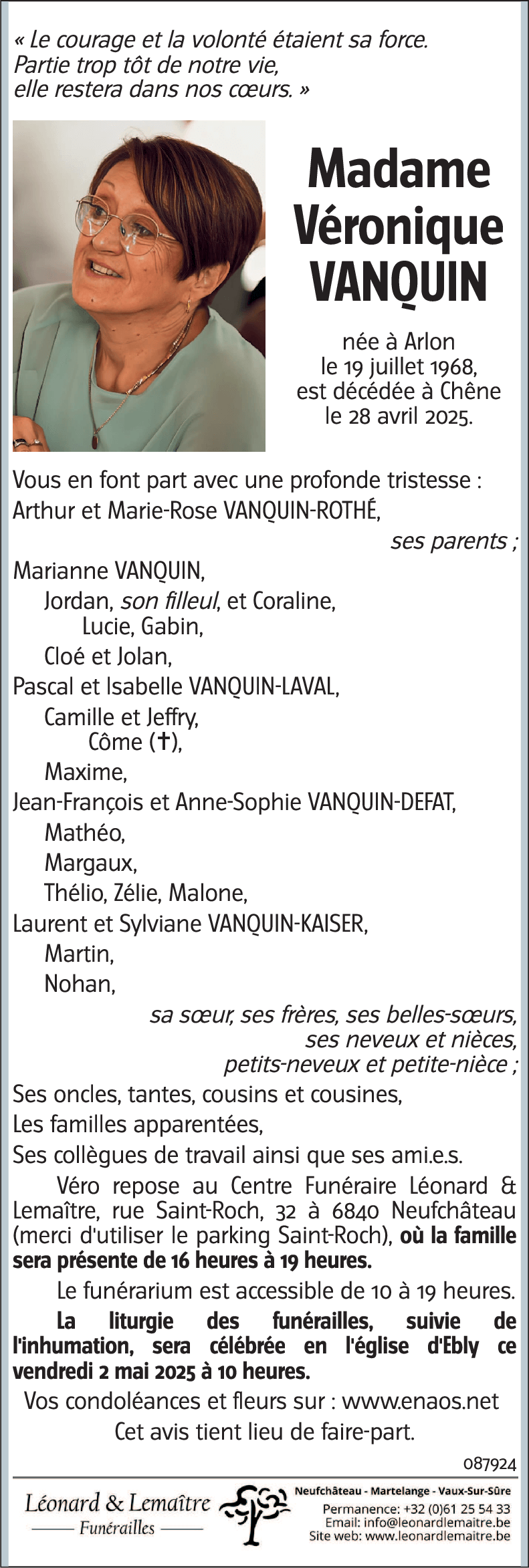 Véronique VANQUIN