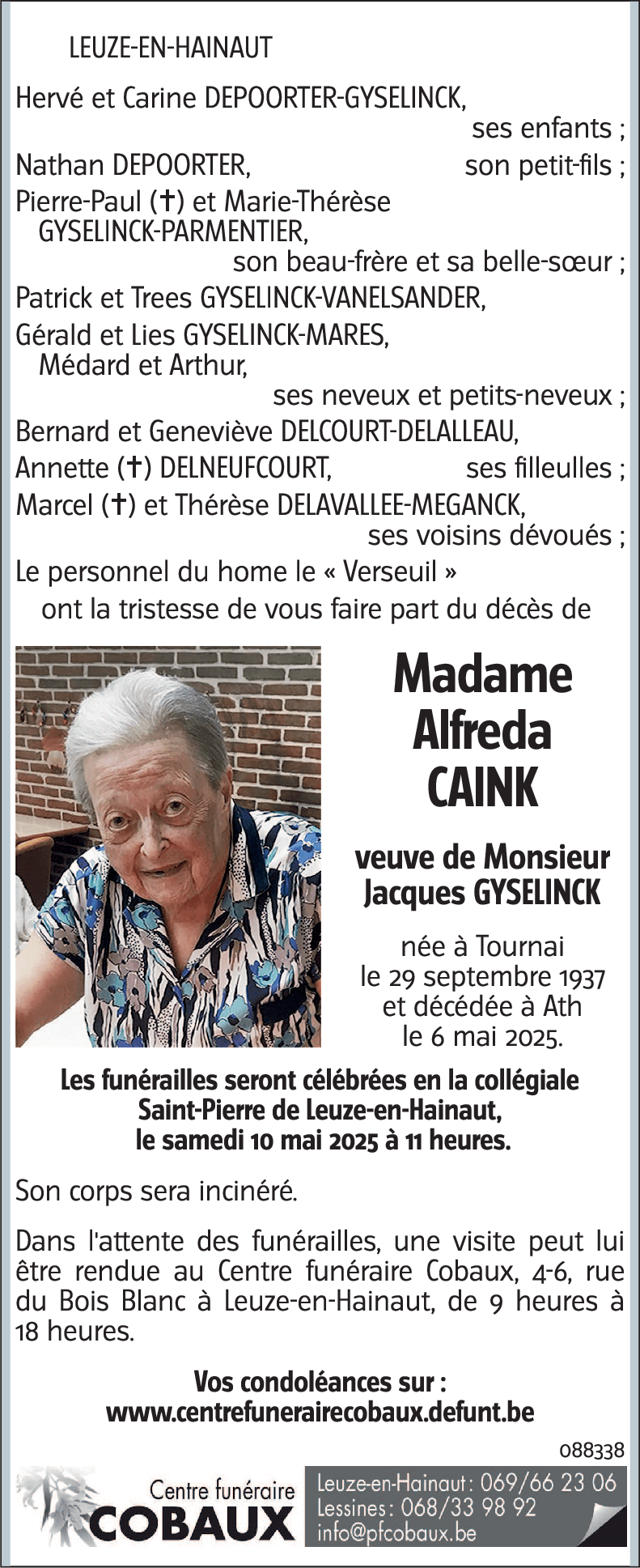 Alfreda Caink