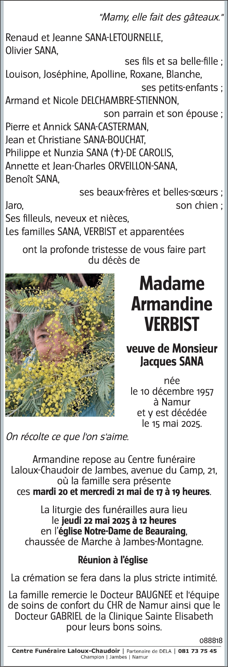 Armandine VERBIST