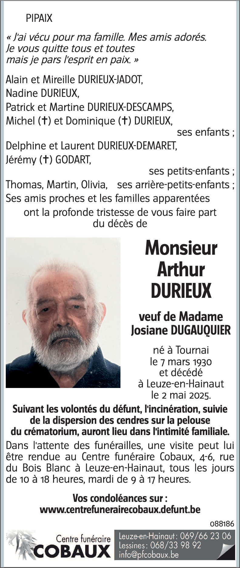 Arthur DURIEUX