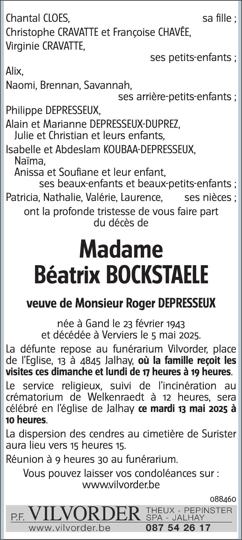 Béatrix BOCKSTAELE