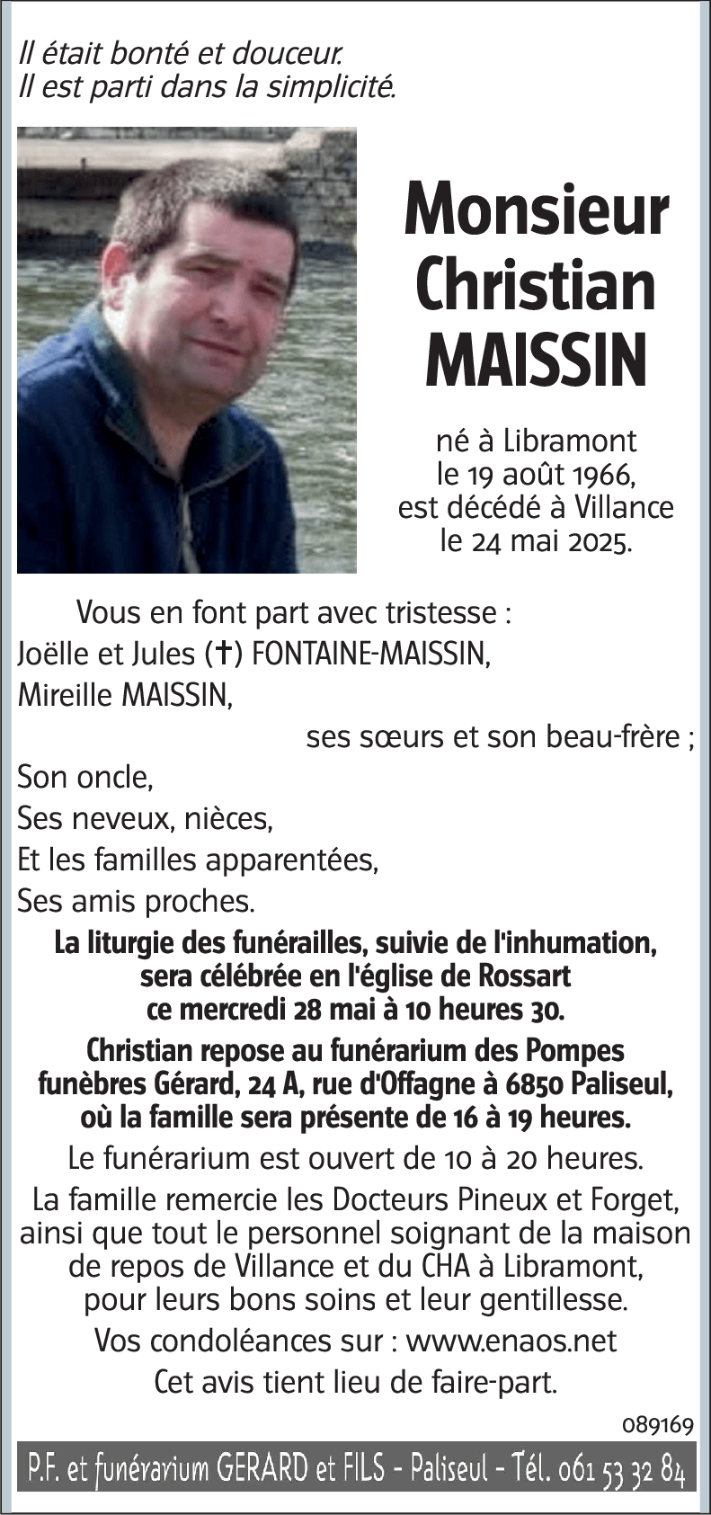 Christian MAISSIN