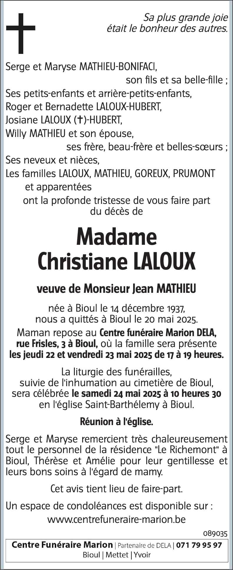 Christiane LALOUX