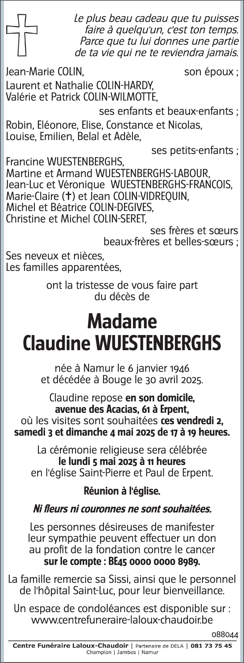 Claudine WUESTENBERGHS