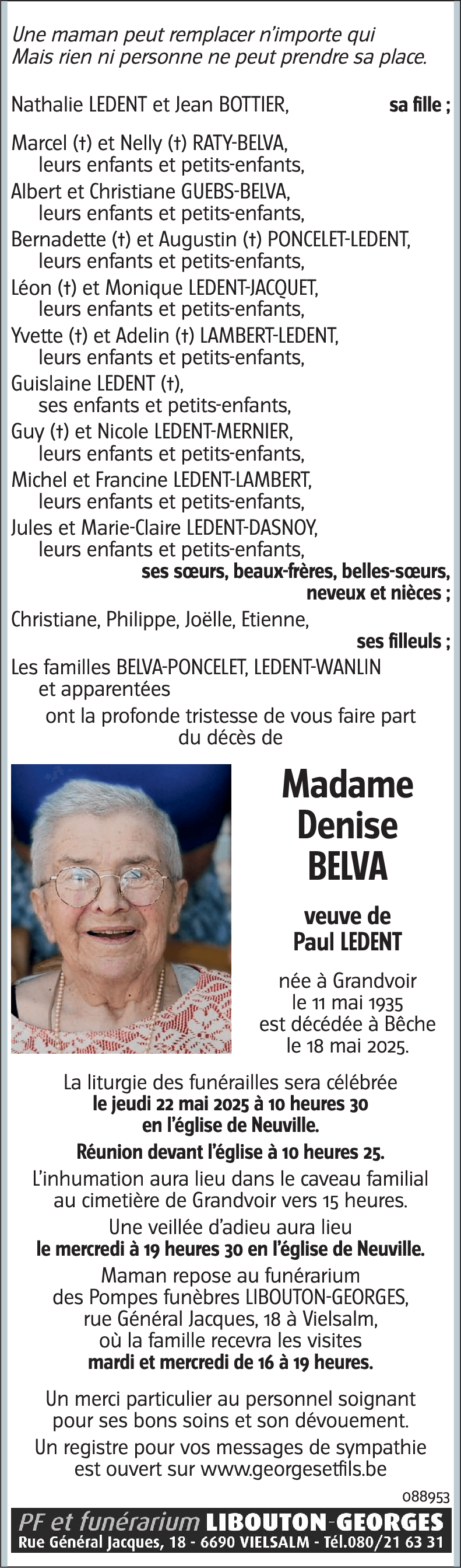 Denise BELVA