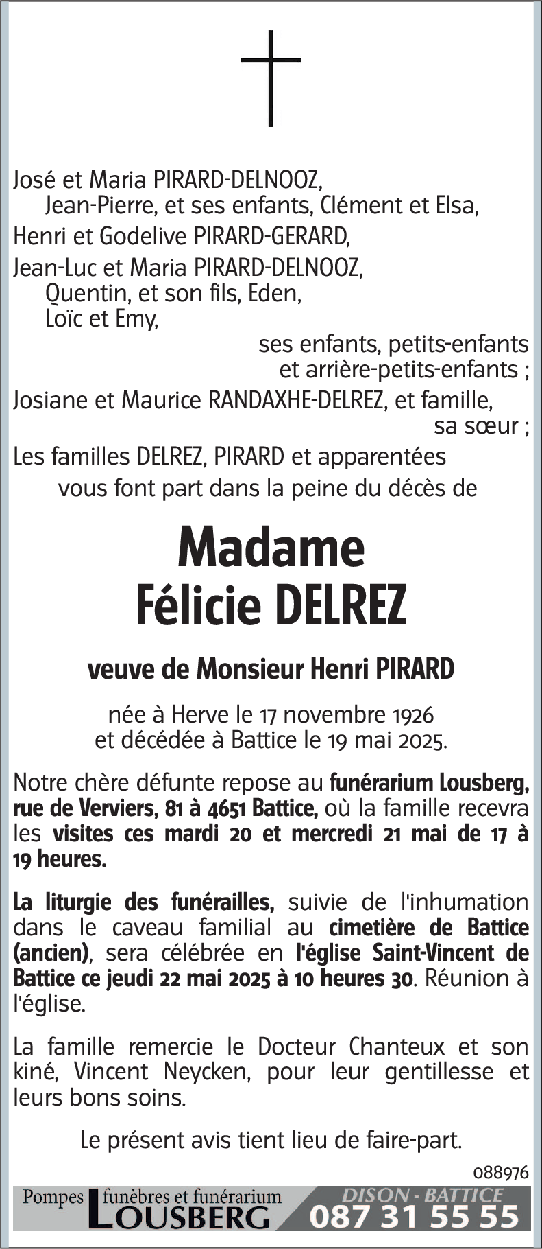 Félicie DELREZ