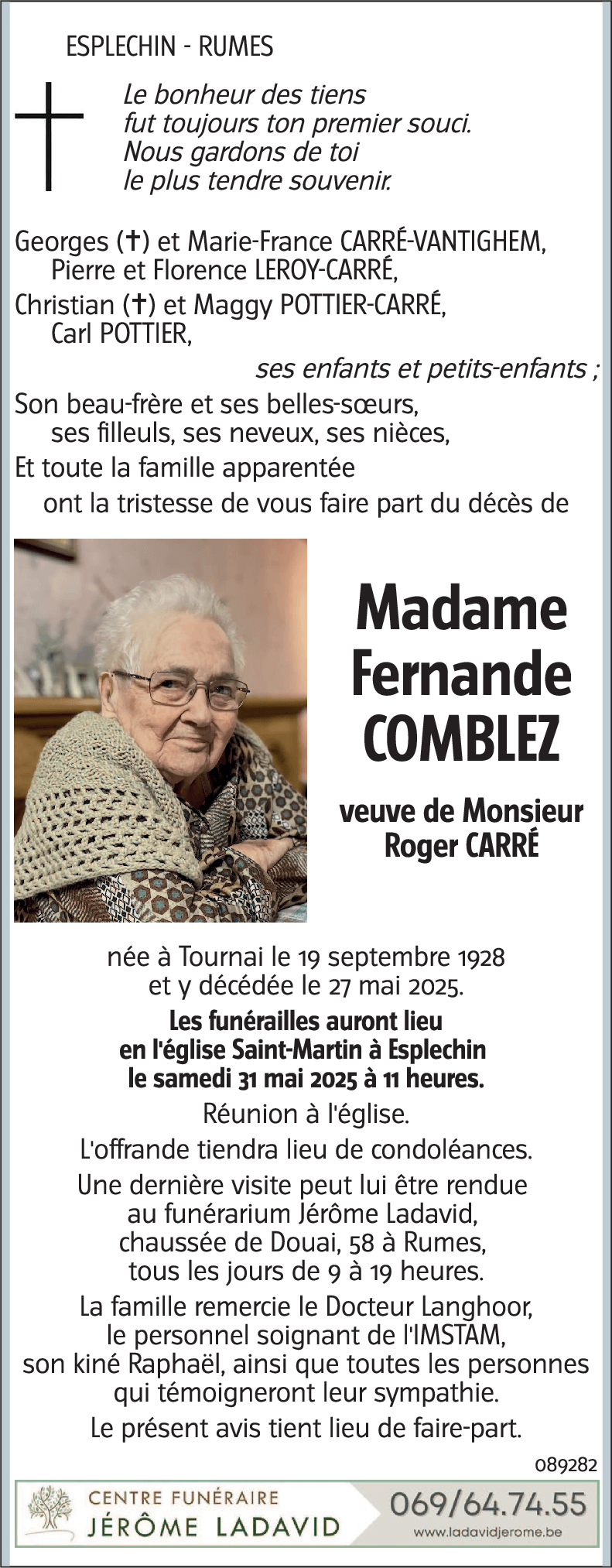 Fernande COMBLEZ
