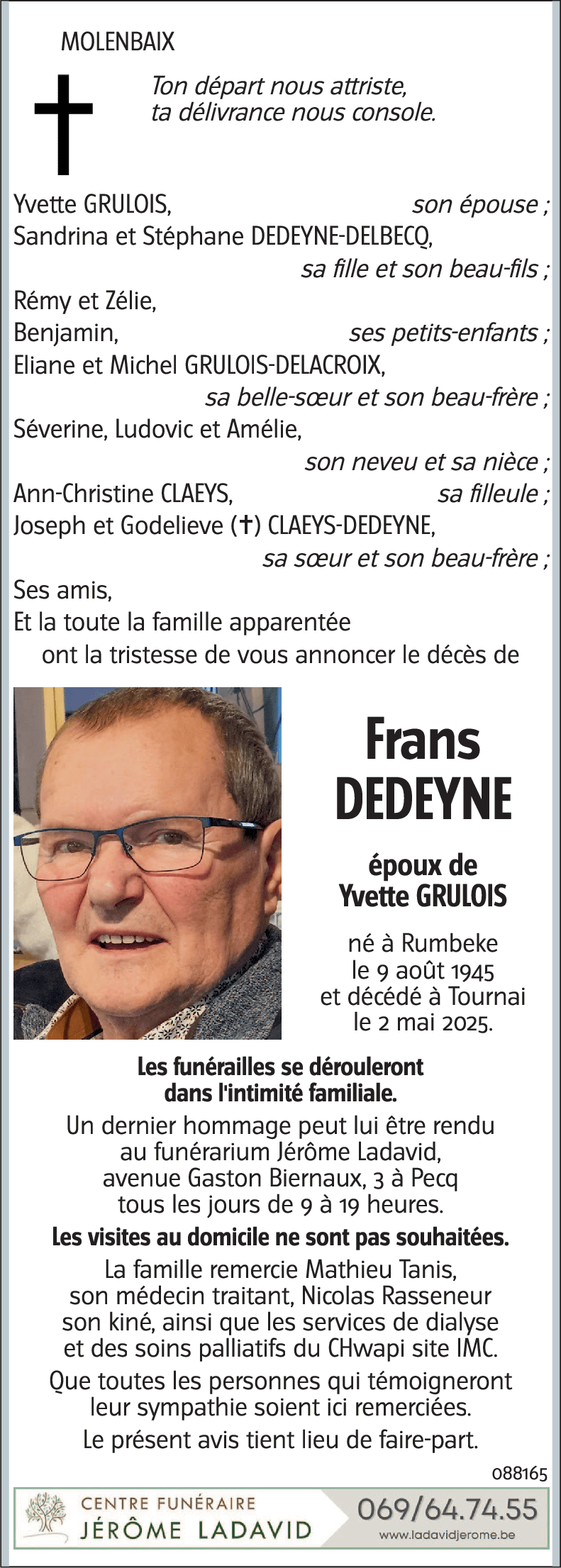 Frans DEDEYNE