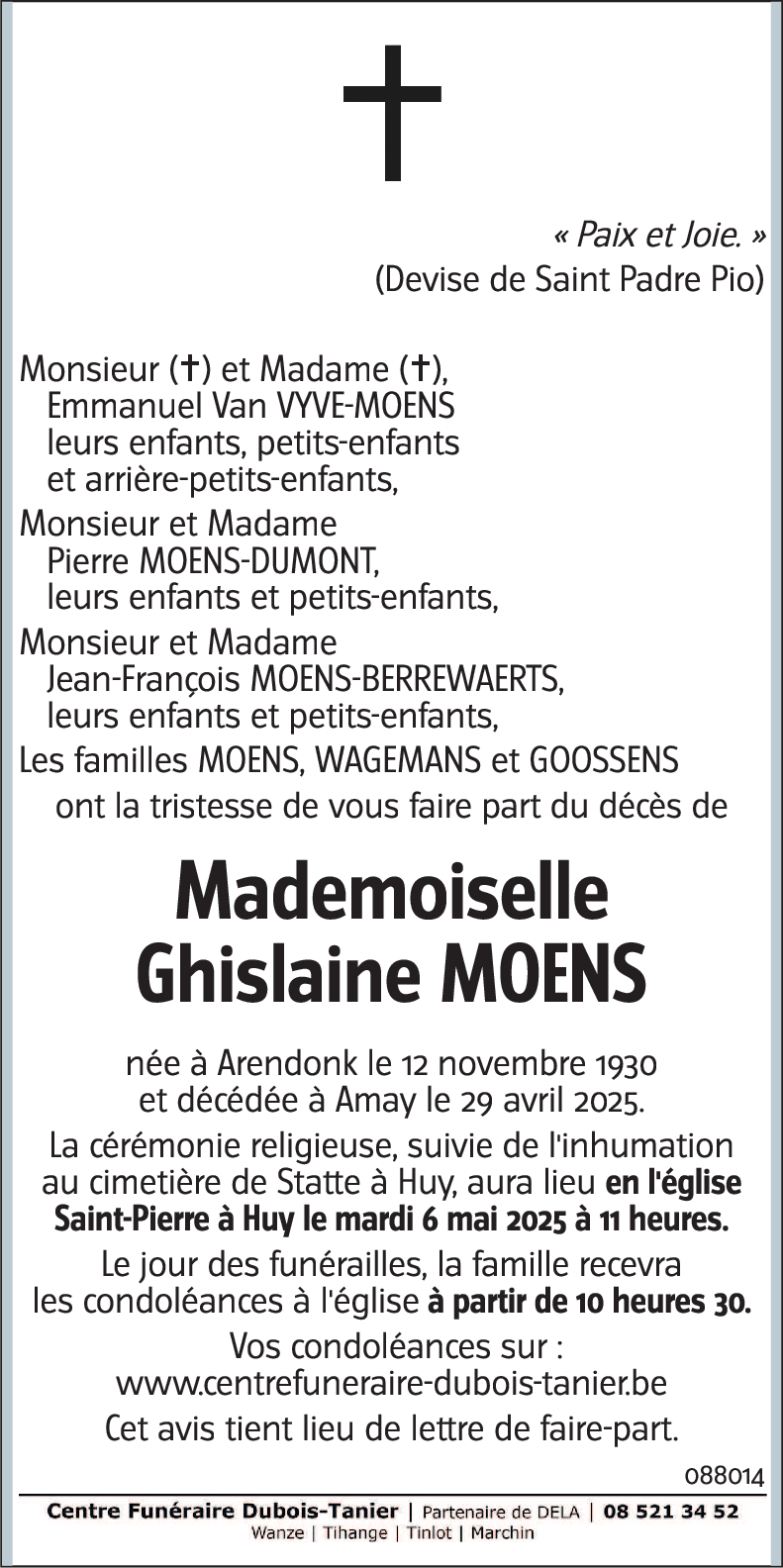 Ghislaine MOENS