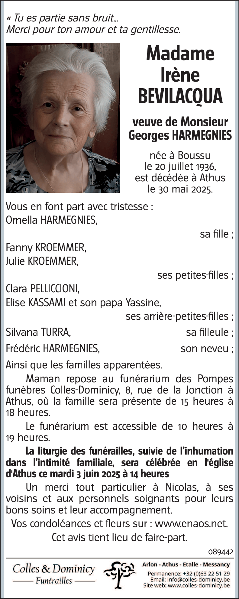 Irène BEVILACQUA