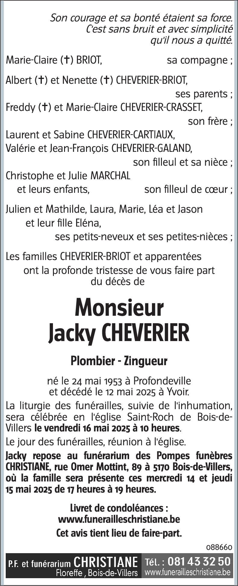 Jacky CHEVERIER
