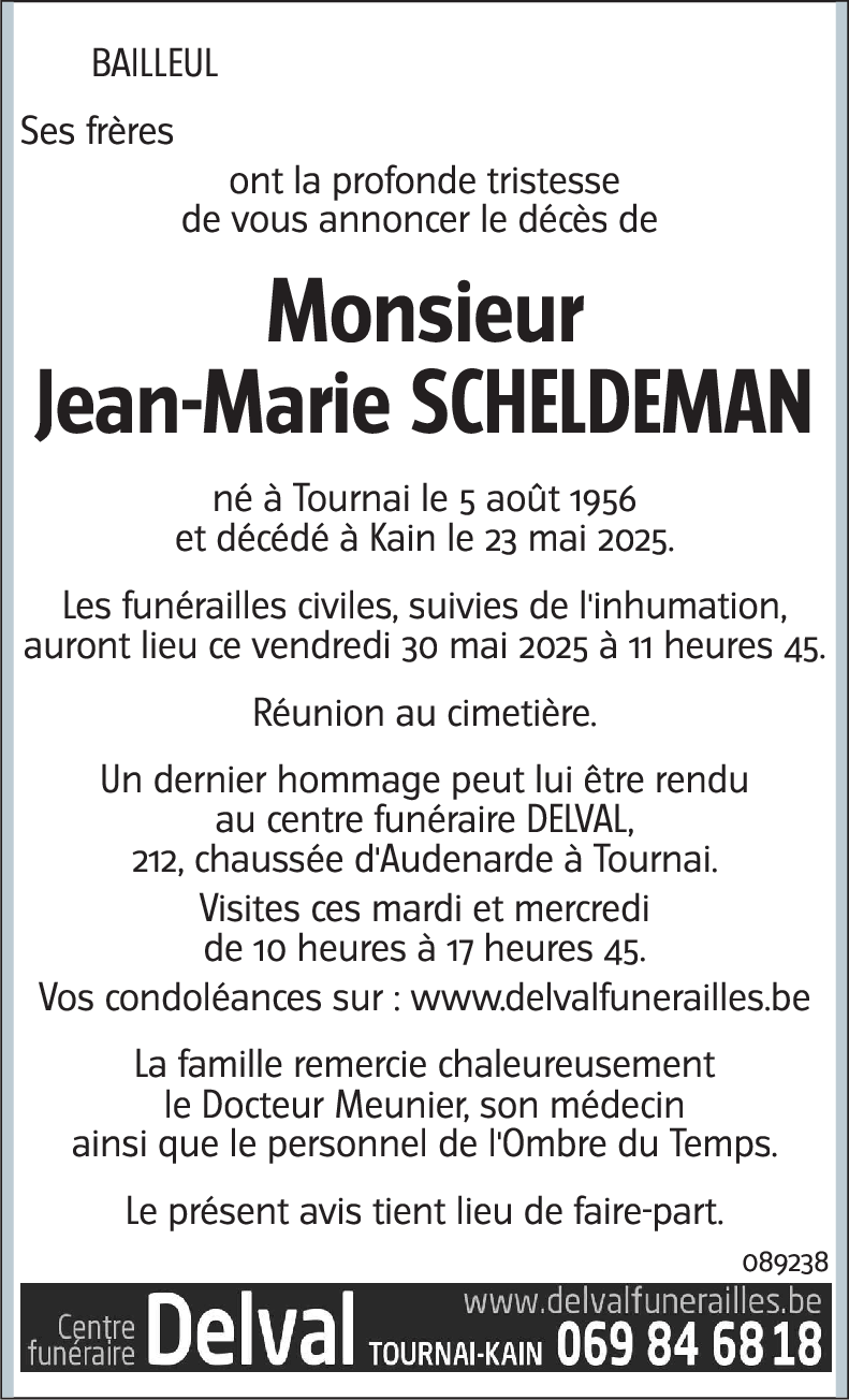Jean-Marie SCHELDEMAN