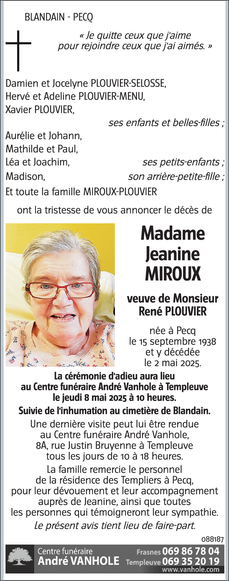 Jeanine MIROUX