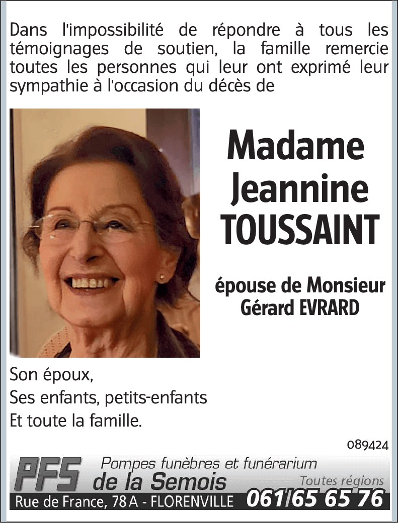 Jeannine TOUSSAINT