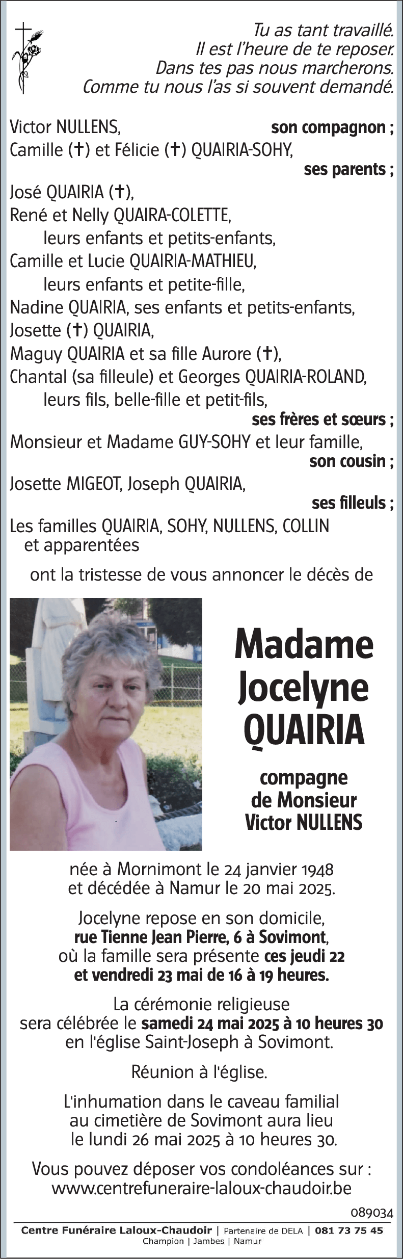 Jocelyne QUAIRIA
