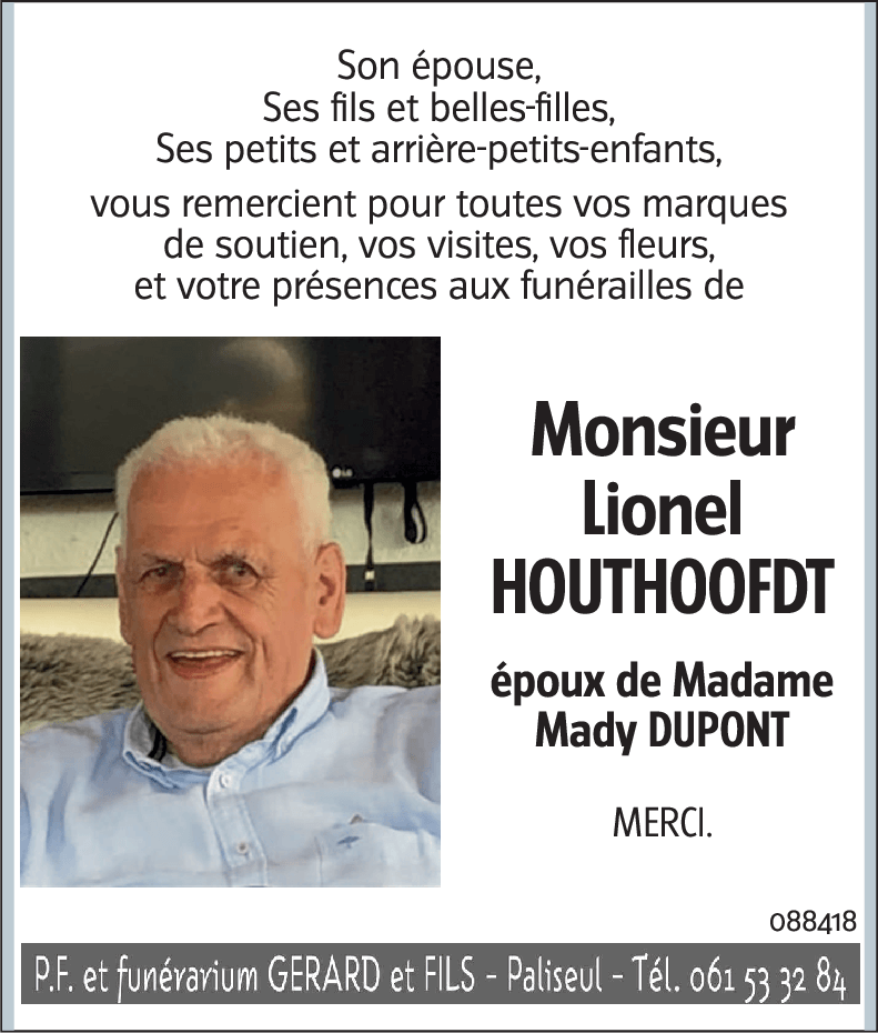 Lionel HOUTHOOFDT