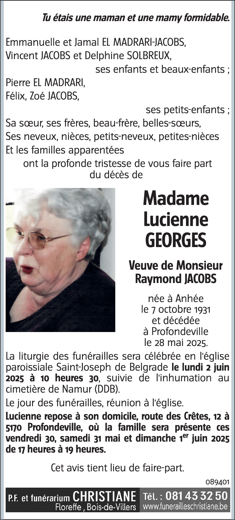 Lucienne GEORGES