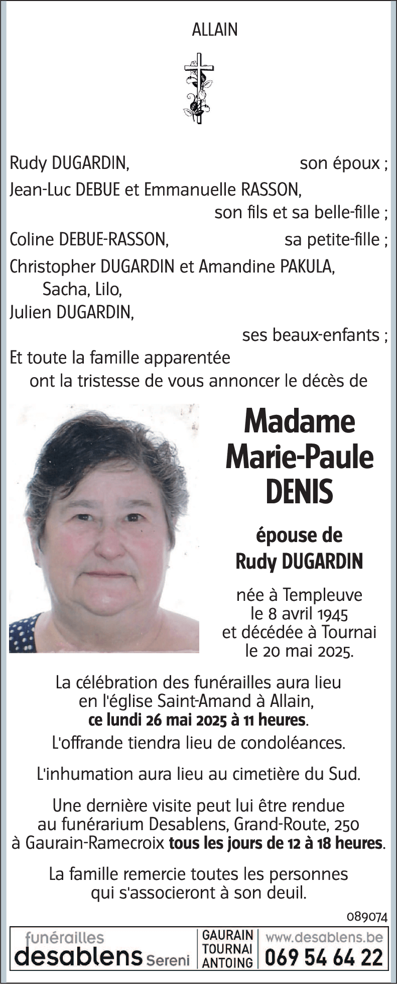 Marie-Paule DENIS
