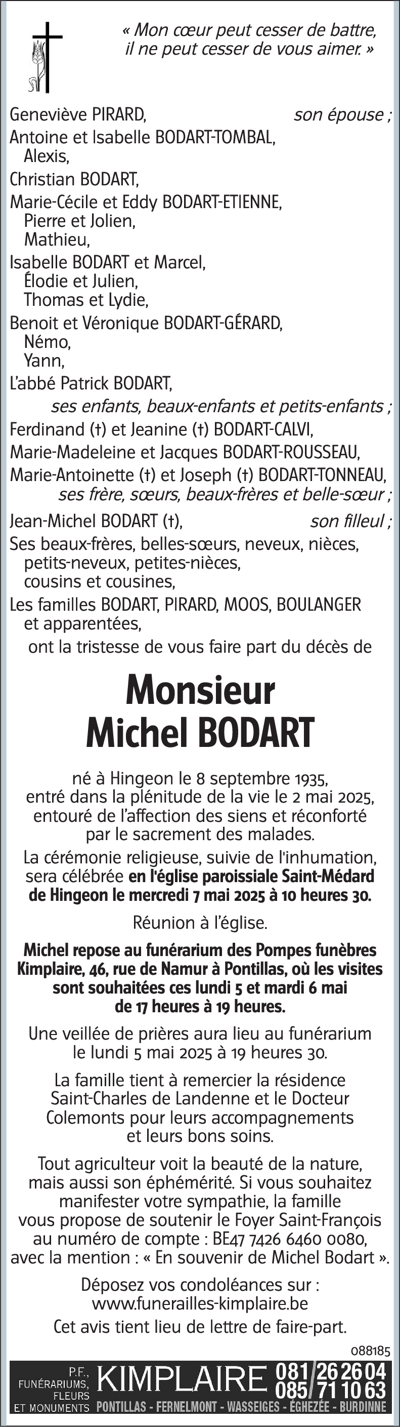 Michel BODART