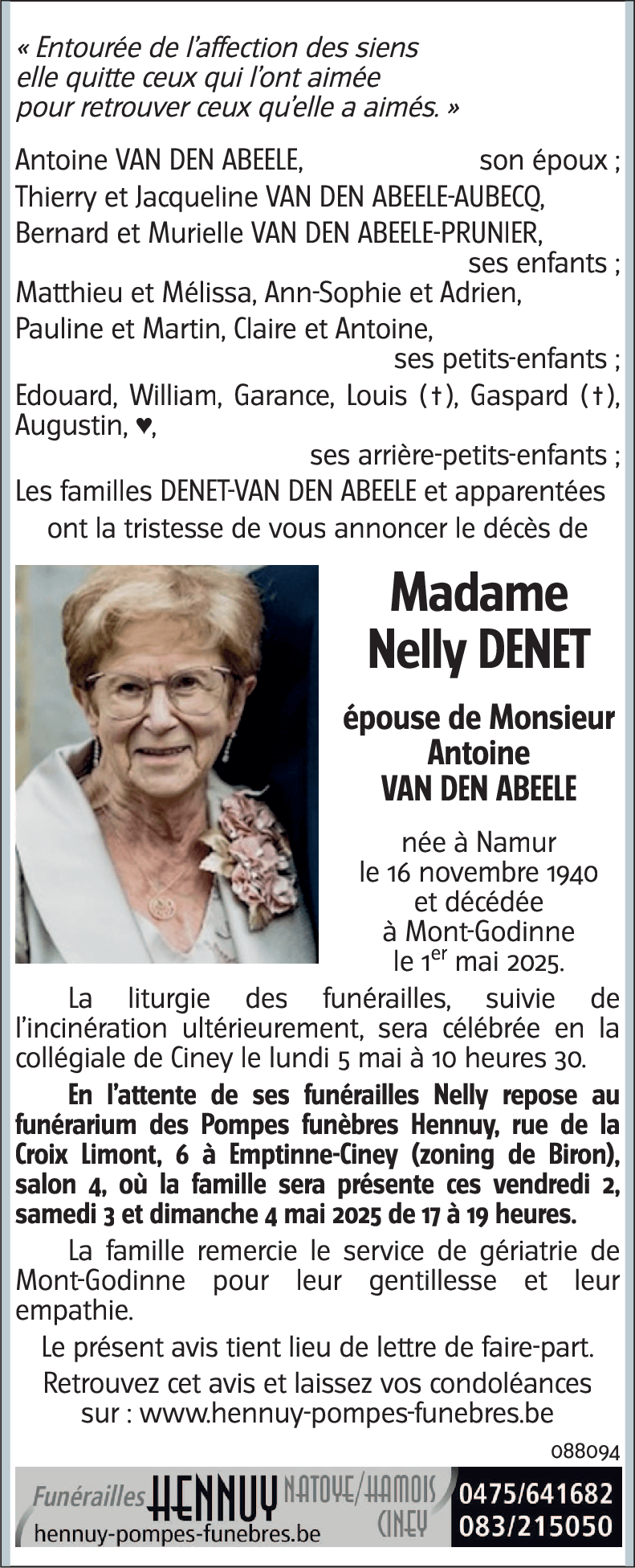 Nelly DENET