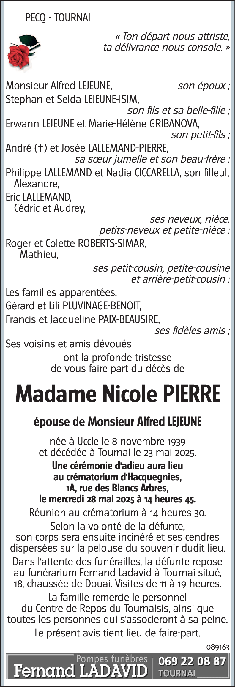 Nicole PIERRE