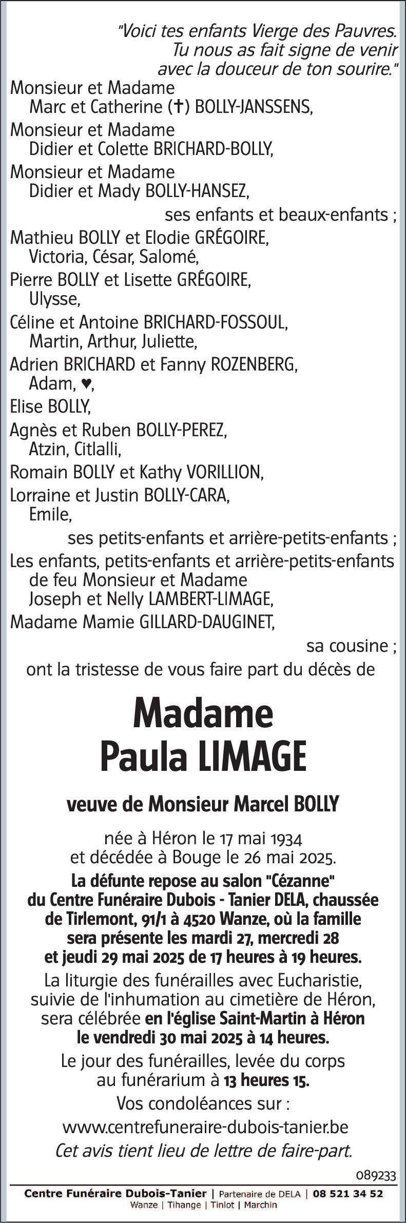 Paula LIMAGE
