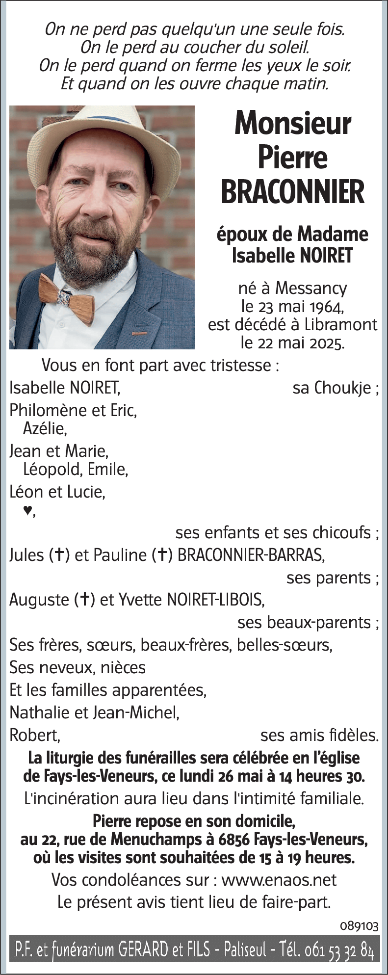 Pierre BRACONNIER