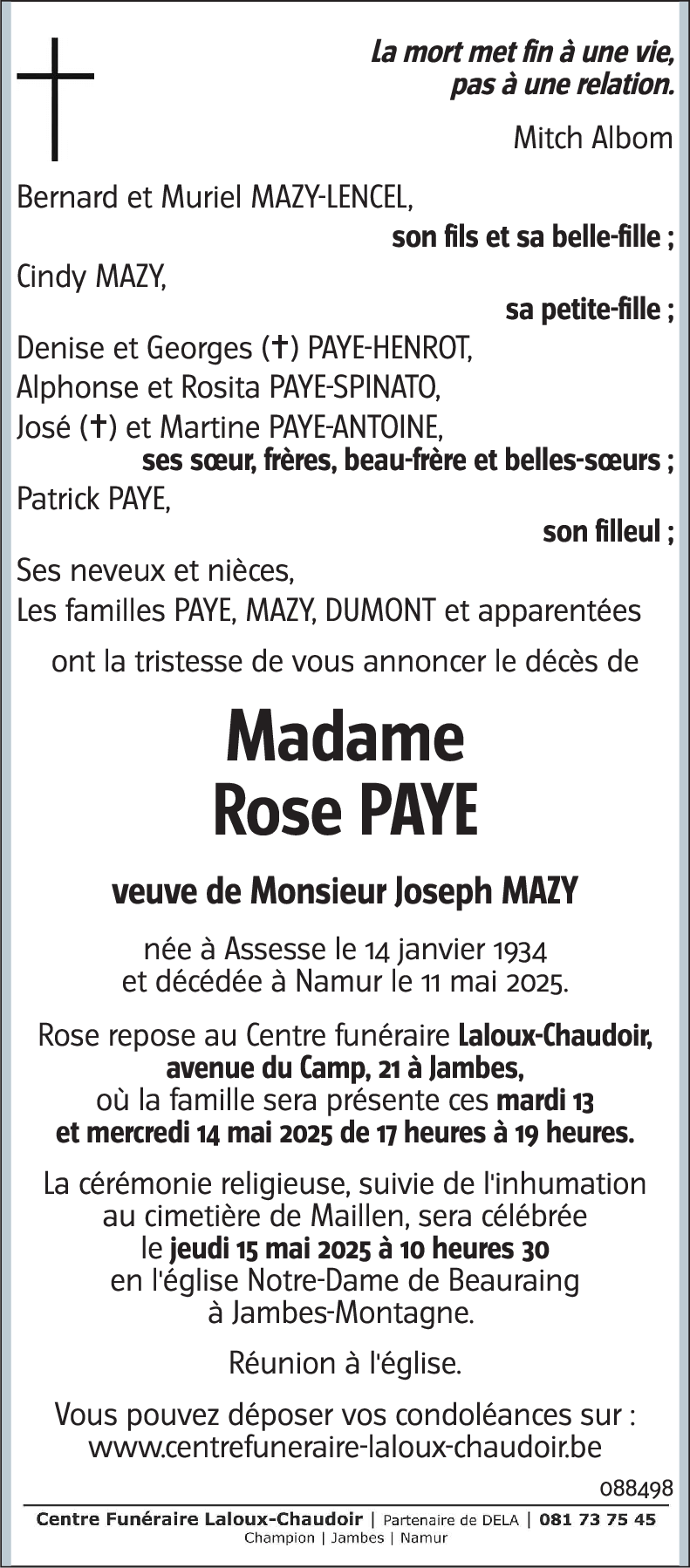 Rose PAYE