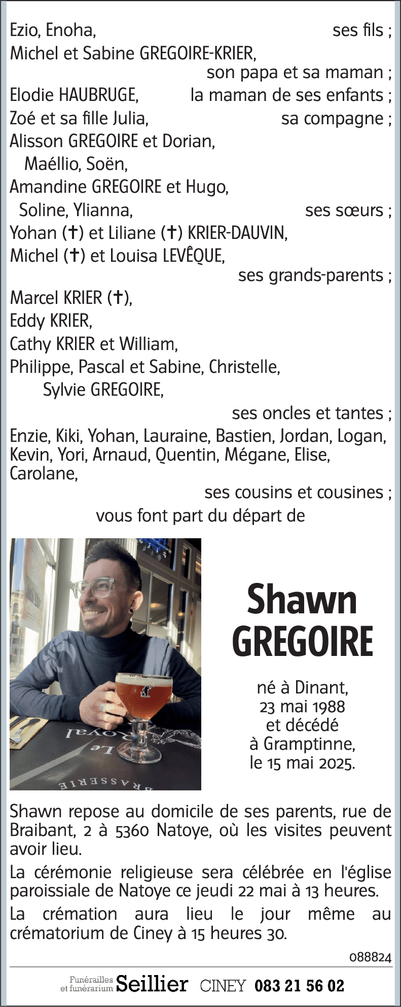 Shawn GREGOIRE