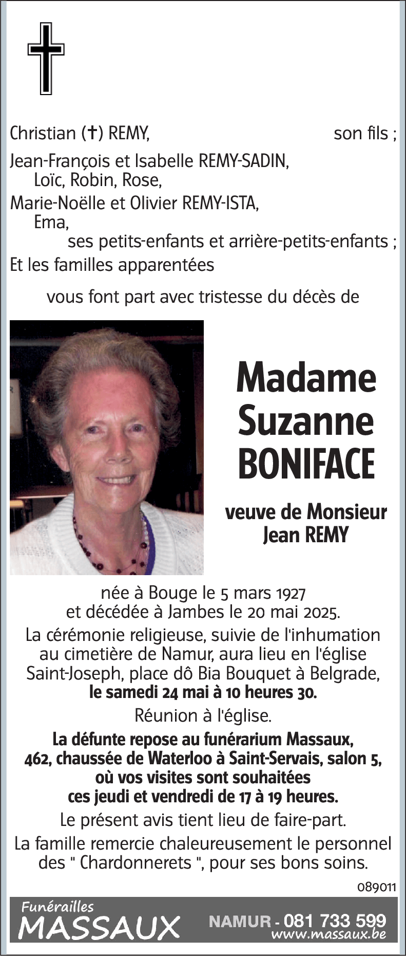 Suzanne BONIFACE