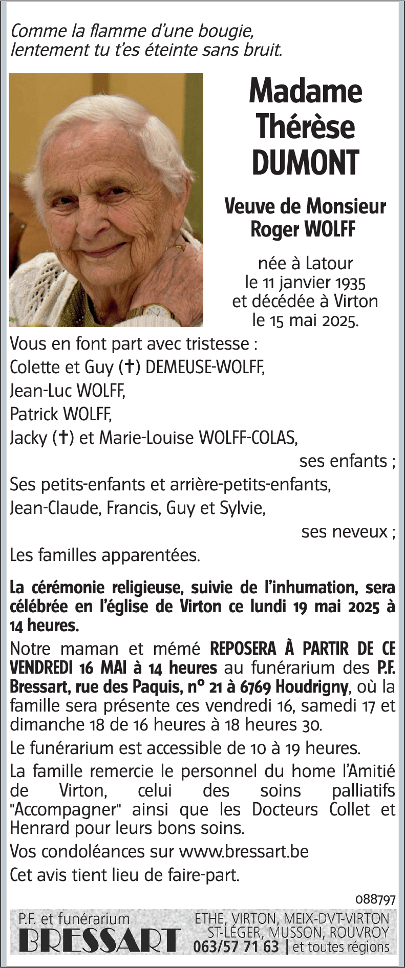 Thérèse DUMONT