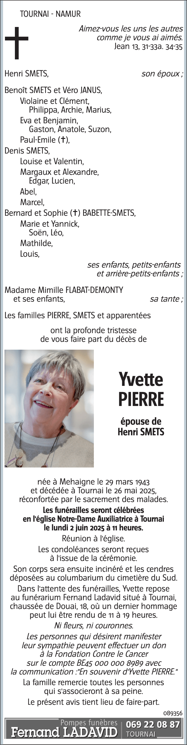 Yvette PIERRE