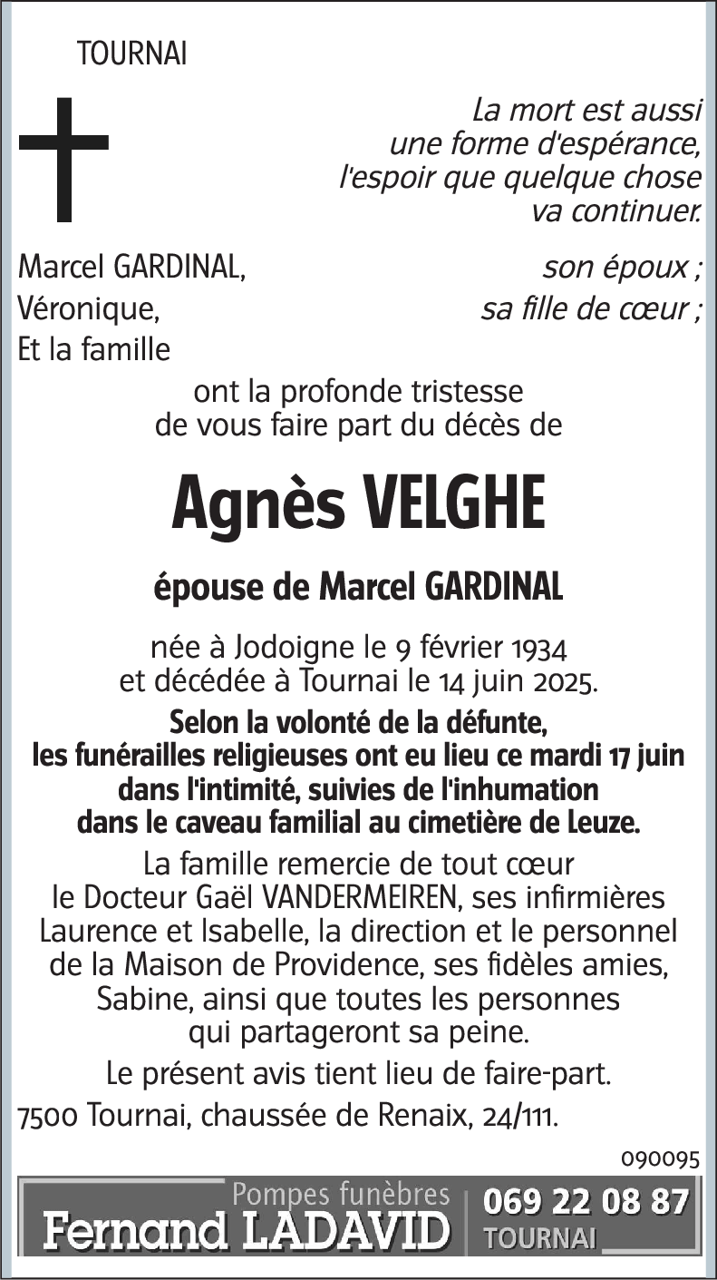 Agnès VELGHE