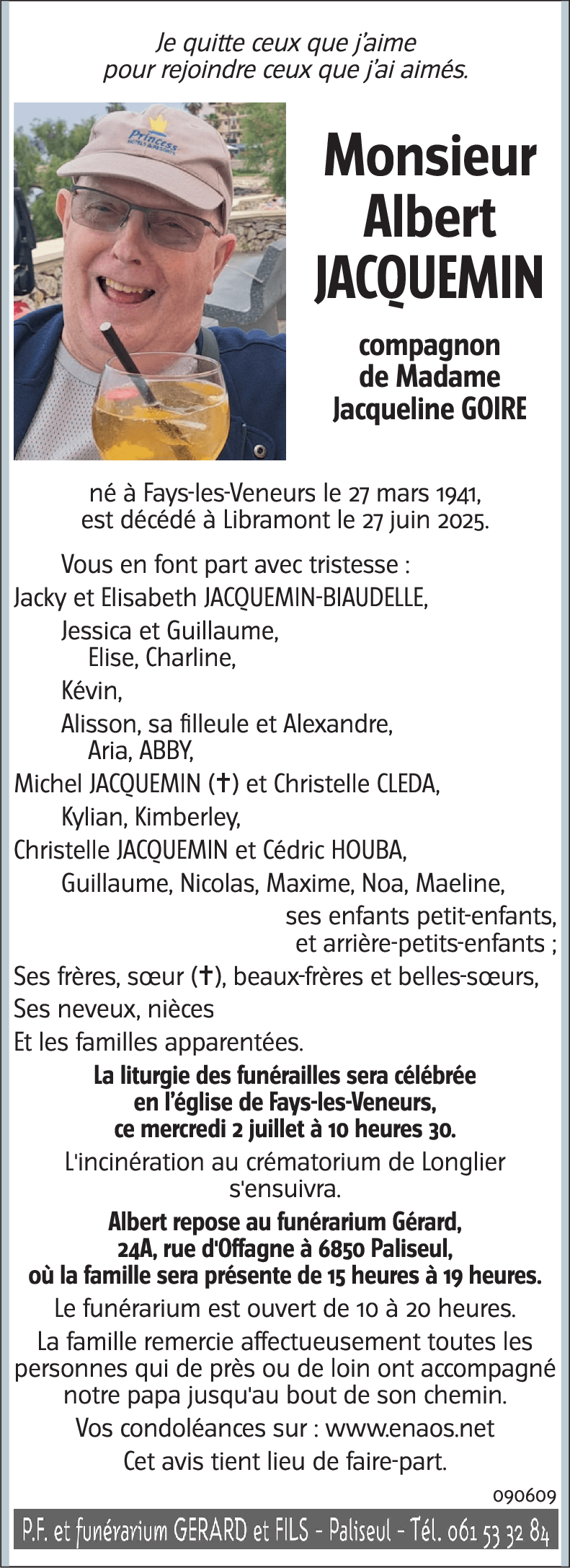 Albert JACQUEMIN