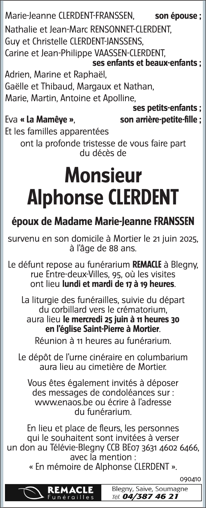 Alphonse CLERDENT